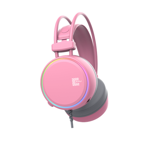 Tai Nghe Chơi Game Có Dây -  ZIDLI FCore FH11U - RGB - 7.1 - Pink