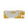 Bàn Phím Cơ Không Dây FL-Esport CMK87 Yellow And White 3 Mode ( Switch FLCMMK Cercis )