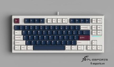 Bàn Phím Cơ Không Dây - FL-ESPORT FL750 CPM Metal Heart | USB-C | 2.4Ghz | Bluetooth 5.0