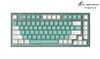 Bàn Phím Cơ Không Dây - FL-Esport Q75 Azure Green 3 Mode / Type C / BT / 2.4Ghz