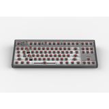 KIT Bàn Phím Cơ - FL-esport K210-MK870 - Transparent Black - Bản Trong Suốt