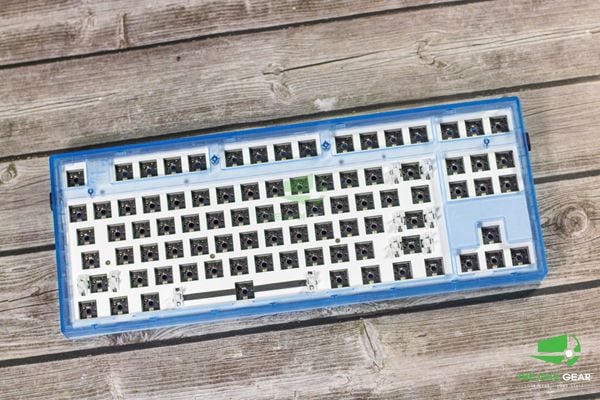 KIT Bàn Phím Cơ - FL-esport K210-MK870 - Transparent Blue - Bản Trong Suốt