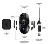 Chuột Chơi Game Không Dây - Logitech G903 Hero Lightspeed Wireless