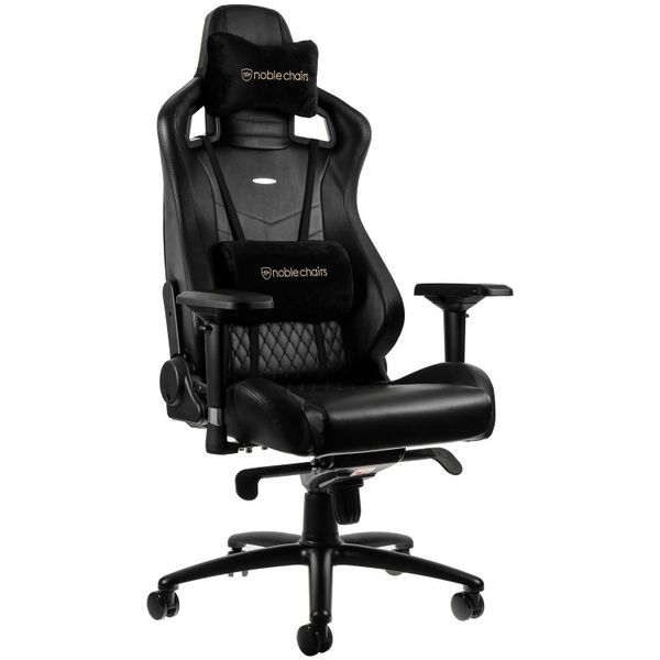 Ghế Chơi Game Noblechairs EPIC Series Black (Real Leather)