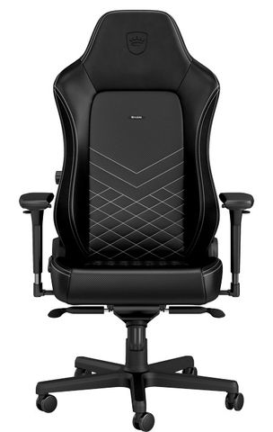 Ghế Chơi Game Noblechairs HERO - BLACK/PLATINUM WHITE