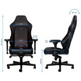 Ghế Chơi Game Cao Cấp - NobleChair Hero Series - Black Red ( PU Leather )