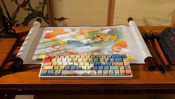 Bàn Phím Cơ Không Dây - Newmen GM680 Jungle Gateron G Pro | 2.4Ghz| BT5.0| USB-C