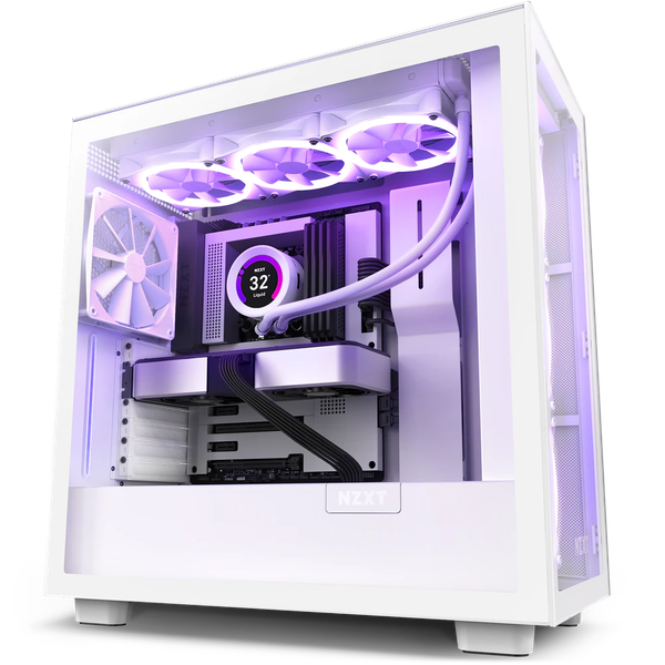 Vỏ Case Máy Tính - NZXT H7 Elite - White