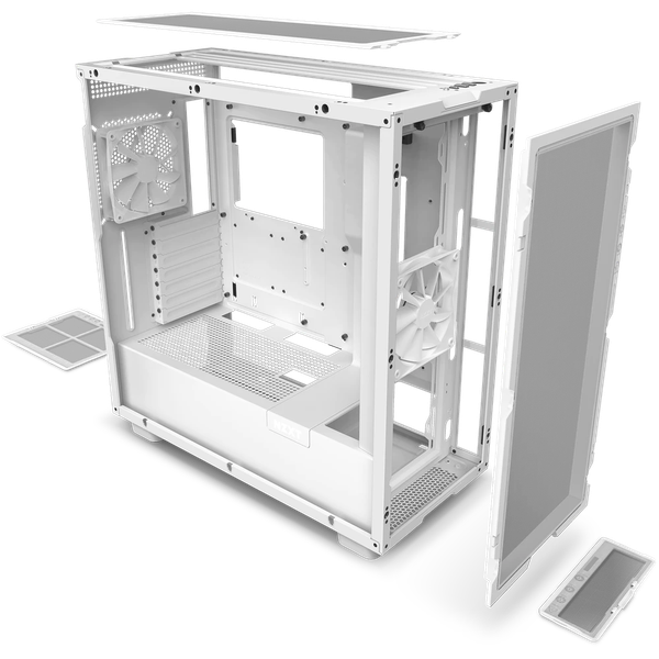 Vỏ Case Máy Tính - NZXT H7 Flow - White