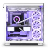 Vỏ Case Máy Tính - NZXT H9 Flow - Black - White