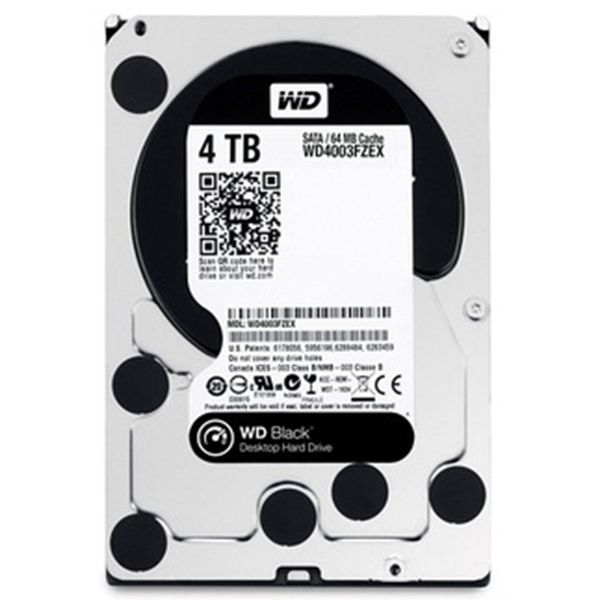 Ổ Cứng WD HDD 4TB Black 7200rpm