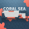 Bàn Phím Cơ Không Dây - IQUNIX F96 Coral Sea - USB-C - Bluetooth - Cherry MX