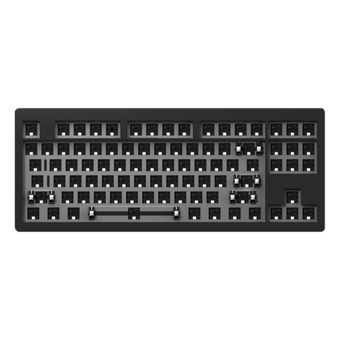 Kit Bàn Phím Cơ - MonsGeek M3 QMK (Full Nhôm – Mạch xuôi – QMK / VIA – PCB Stab) - Black - Purple - Silver