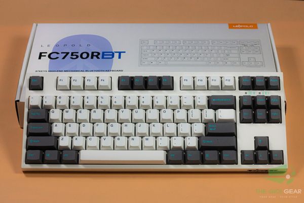Bàn Phím Cơ Không Dây - Leopold FC750RBT PD White Dark Grey | BT5.1 | USB-C