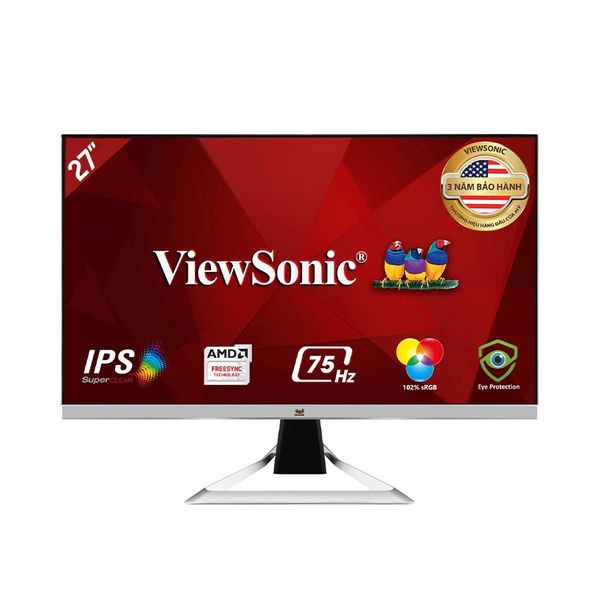 Màn Hình Máy Tính - ViewSonic VX2781-MH | 27inch| IPS| FHD 1080p| 75Hz | Loa 2W