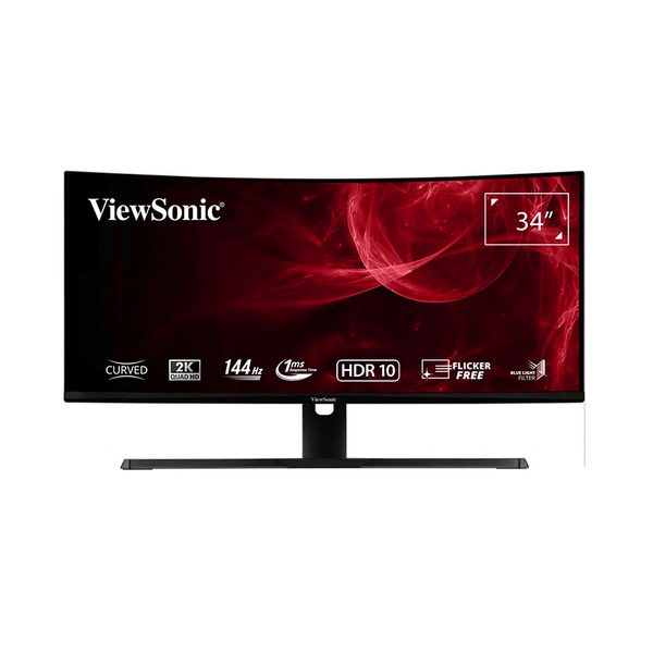 Màn Hình Máy Tính - ViewSonic VX3418-2KPC | 34inch | WQHD 2K | MVA | 144Hz | 1ms