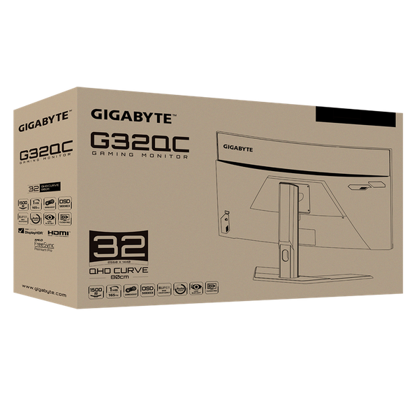 Màn hình cong GIGABYTE G32QC (32inch/VA/2K/165Hz)