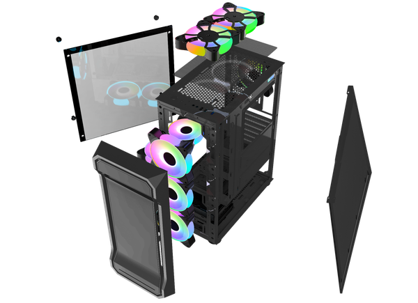 Vỏ Case Máy Tính - MIK AH01 – BLACK