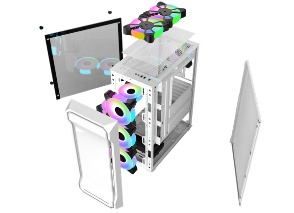 Vỏ Case Máy Tính - MIK AH01 – WHITE