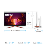 Màn Hình - BenQ EX3210U - 32inch - IPS - 144Hz - 4K