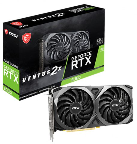 Card Màn Hình MSI GeForce RTX 3060 VENTUS 2X 12G OC V2 - LHR