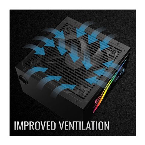 Nguồn Aerocool Lux RGB 550W – 80 Plus Bronze