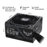 Nguồn Máy Tính - Asus TUF Gaming 650W / 80 Plus Bronze