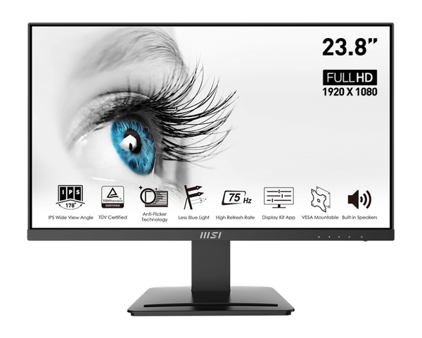 Màn Hình Máy Tính - MSI Pro MP243 / 24inch / IPS / 1080p / 75Hz