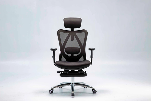 Ghế Công Thái Học - Sihoo M18B ( Màu Đen ) | Chân Hợp Kim Nhôm | Có Kê Chân