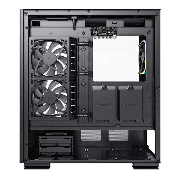 Case Máy Tính - Montech Sky Two - Black - White - Blue