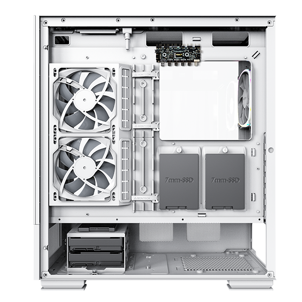 Case Máy Tính - Montech Sky Two - Black - White - Blue