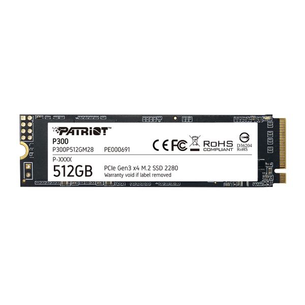 SSD PATRIOT P300 M.2 2280 PCIE GEN 3 ×4 512GB