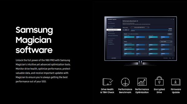 SSD SamSung 980 PRO 500GB M.2 NVMe -  PCIe Gen 4 x4