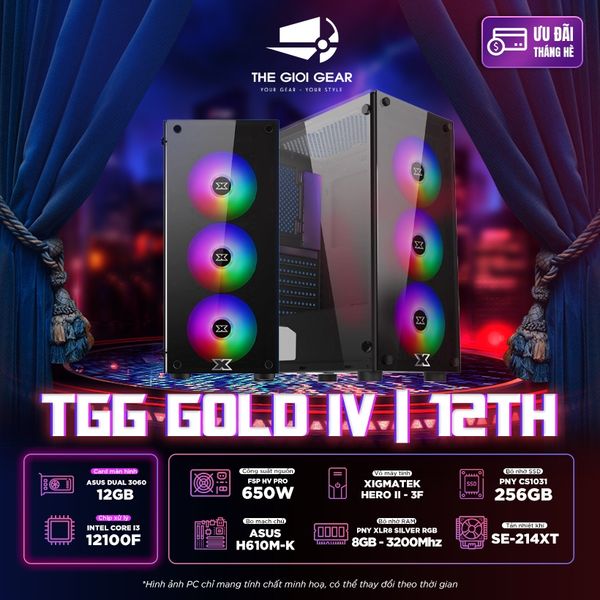 Bộ máy tính TGG GOLD IV | 12TH
