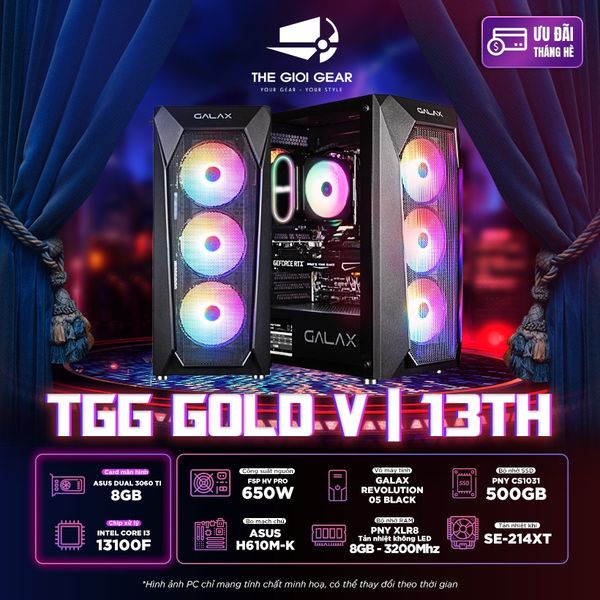 Bộ máy tính TGG GOLD V | 13TH