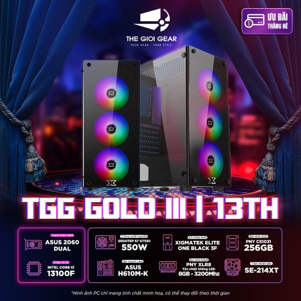 Bộ máy tính TGG GOLD III | 13TH