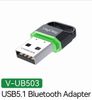 USB Bluetooth - Veggieg Black-Green | VUB503 | V5.3