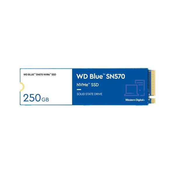 SSD Western Blue - SN570 M.2 NVMe PCIe Gen 3 x 4 - 250GB / 500GB / 1TB