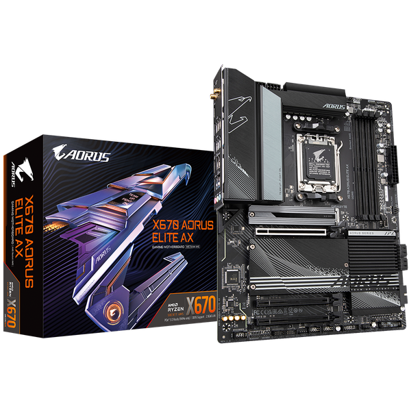 Bo Mạch Chủ - Mainboard Gigabyte X670 AORUS ELITE AX - DDR5 - AM5