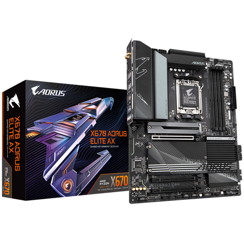 Bo Mạch Chủ - Mainboard Gigabyte X670 AORUS ELITE AX - DDR5 - AM5