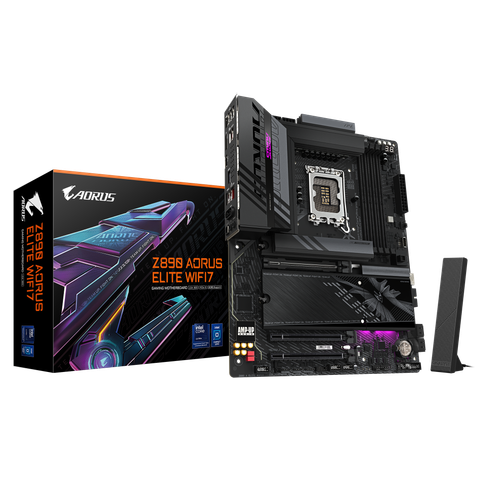 Mainboard - GIGABYTE Z890 AORUS ELITE WIFI7 (Intel Z890, Socket 1851, ATX, DDR5)