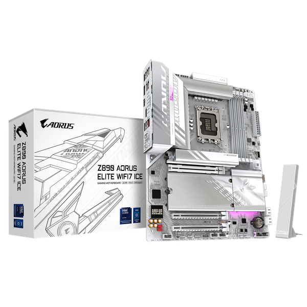 Mainboard - GIGABYTE Z890 AORUS ELITE WIFI7 ICE (Intel Z890, Socket 1851, ATX, DDR5)