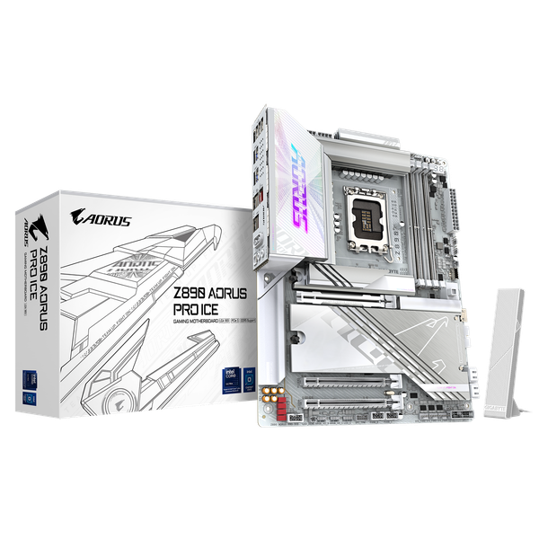 Mainboard - GIGABYTE Z890 AORUS PRO ICE (Intel Z890, Socket 1851, ATX, DDR5)