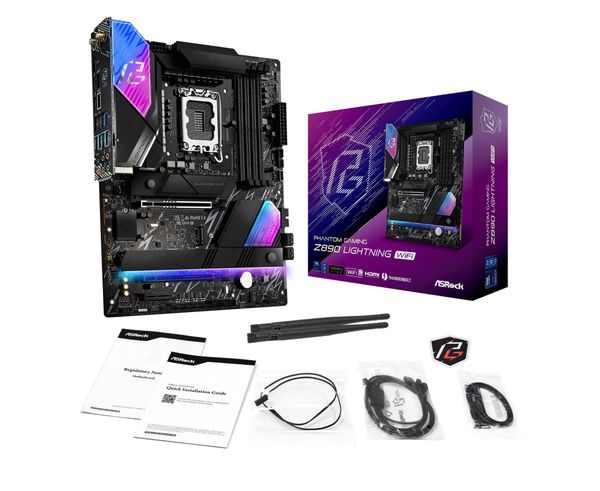 Mainboard - Asrock Z890 Lightning WiFi (Intel Z890 / Socket LGA1851 / ATX / DDR5)