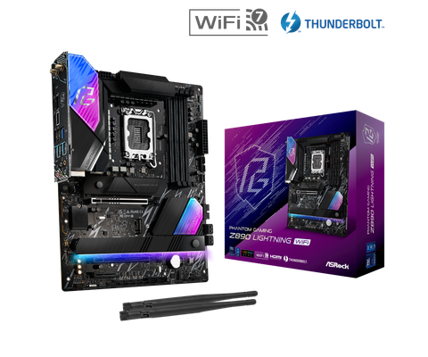 Mainboard - Asrock Z890 Lightning WiFi (Intel Z890 / Socket LGA1851 / ATX / DDR5)