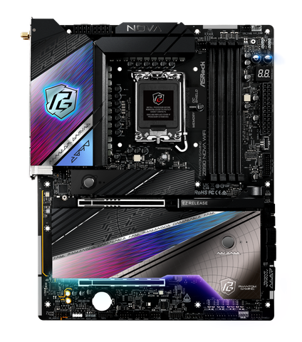 Mainboard - Asrock Z890 Nova WiFi (Intel Z890 / Socket LGA1851 / ATX / DDR5)