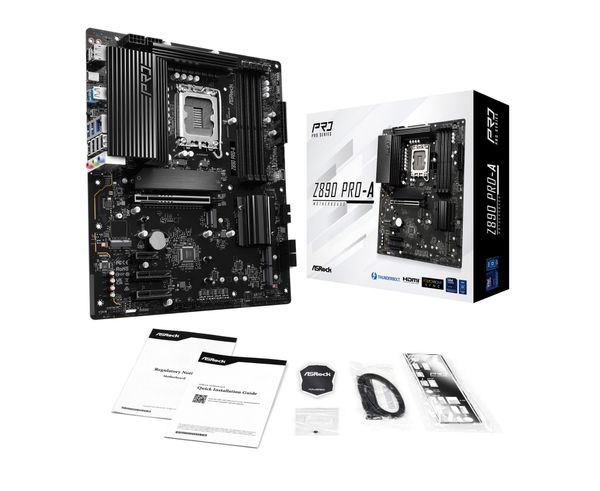 MainBoard - Asrock Z890 Pro-A (Intel Z890 / Socket LGA1851 / ATX / DDR5)
