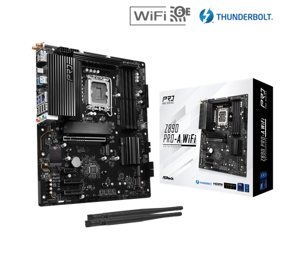 MainBoard - Asrock Z890 Pro-A WiFi (Intel Z890 / Socket LGA1851 / ATX / DDR5)