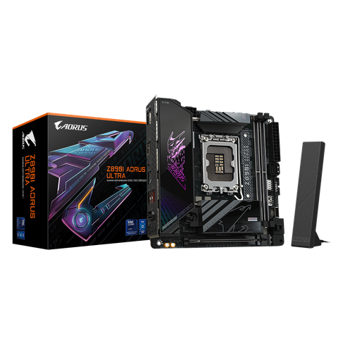 Mainboard - GIGABYTE Z890I AORUS ULTRA (Intel Z890, Socket 1851, Mini-ITX, DDR5)