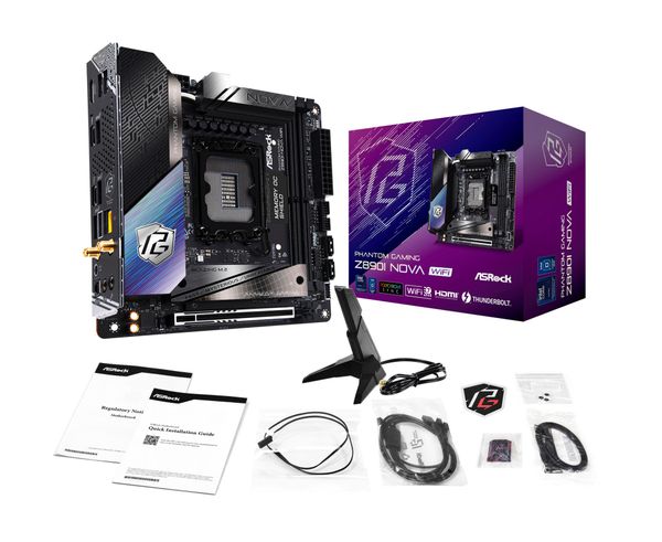 Mainboard - Asrock Z890I Nova WiFi (Intel Z890 / Socket LGA1851 / ITX / DDR5)